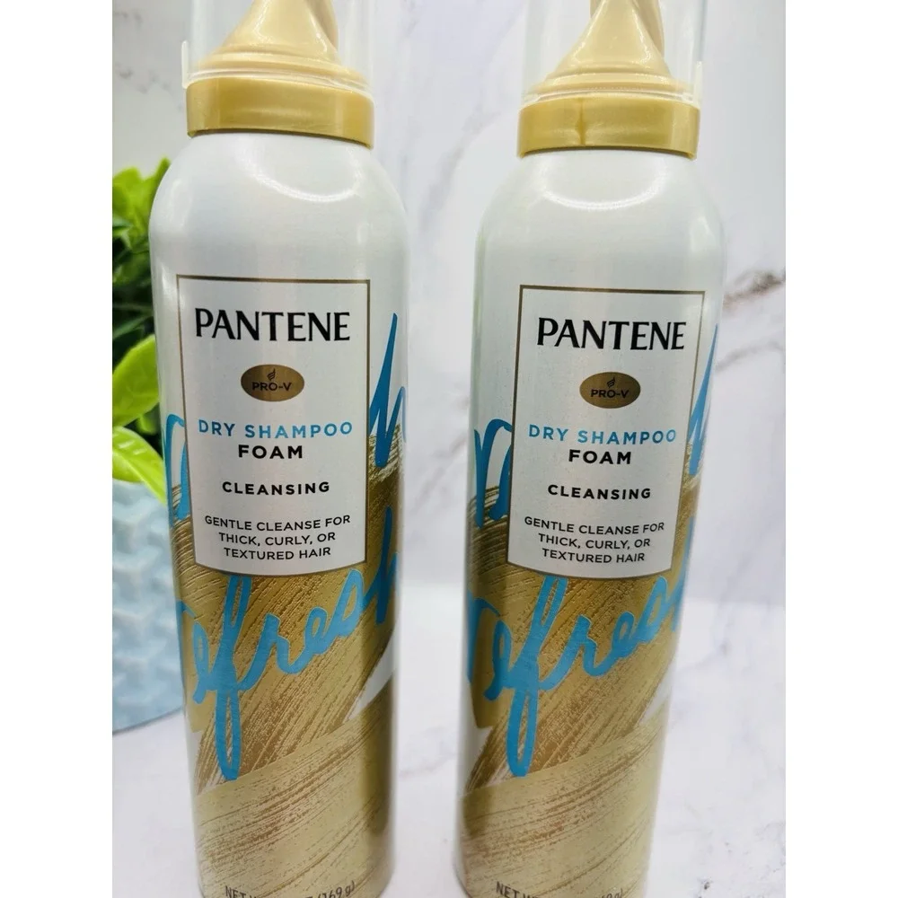 Pantene Pro V Dry Shampoo Refresh Foam‎ Cleansing 5.9oz Lot of 2 New